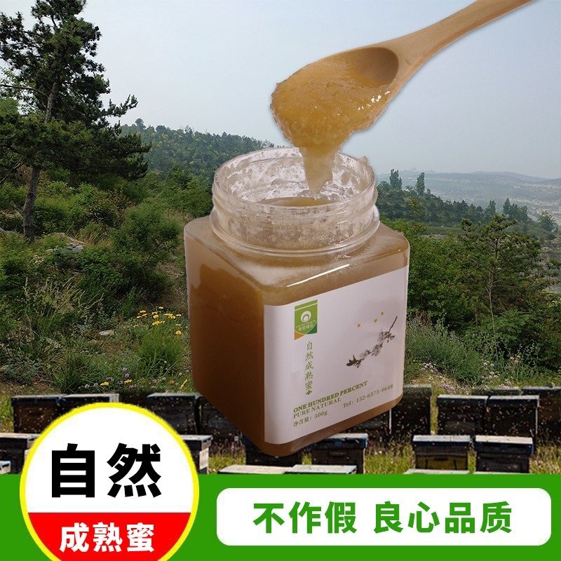 百花蜜药香自然结晶滋补农家自产高活性酶土蜂成熟原蜜天然