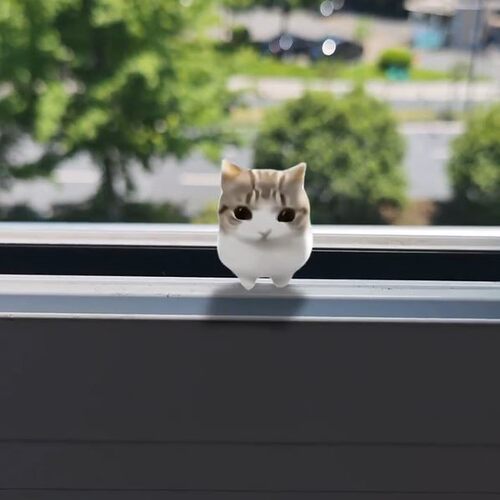 妙脆角猫纸膜立体折纸热梗表情包手工DIY材料包桌面装饰摆件玩具