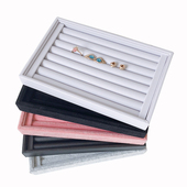 小号戒指盘耳钉耳环项链收纳箱手镯展示盒珠宝首饰道具展示架