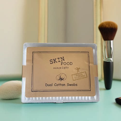 skinfood双头美容工具化妆棉棒