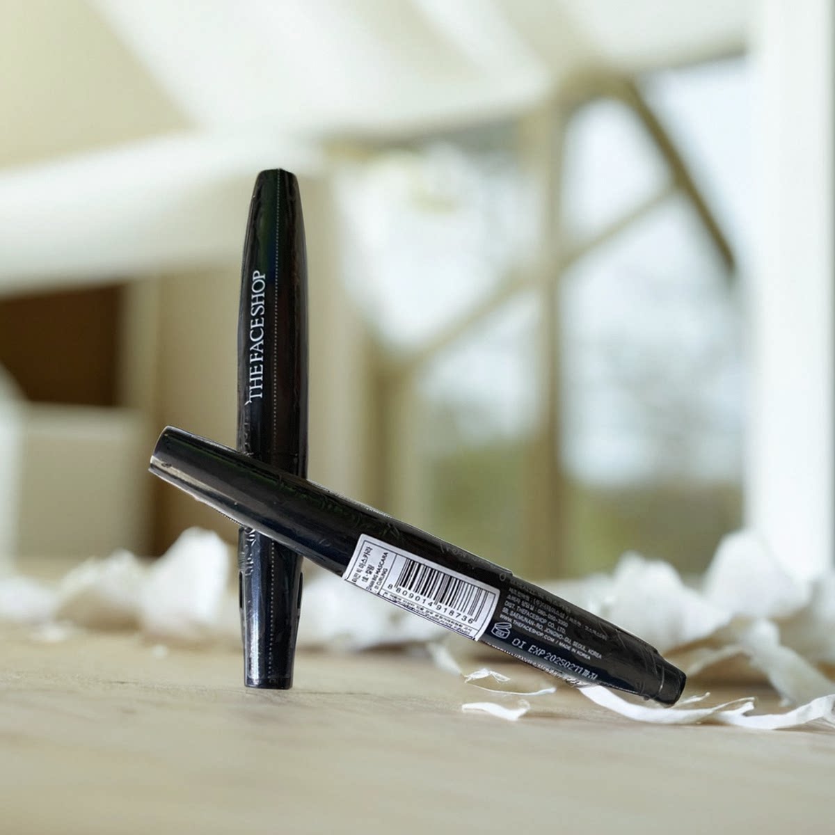 Thefaceshop菲诗小铺黑杆大肚子睫毛膏防水纤长卷翘不晕染浓密