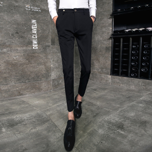 修身 裤 26码 九分小脚青年休闲长裤 小码 发型师男27号西裤 西装