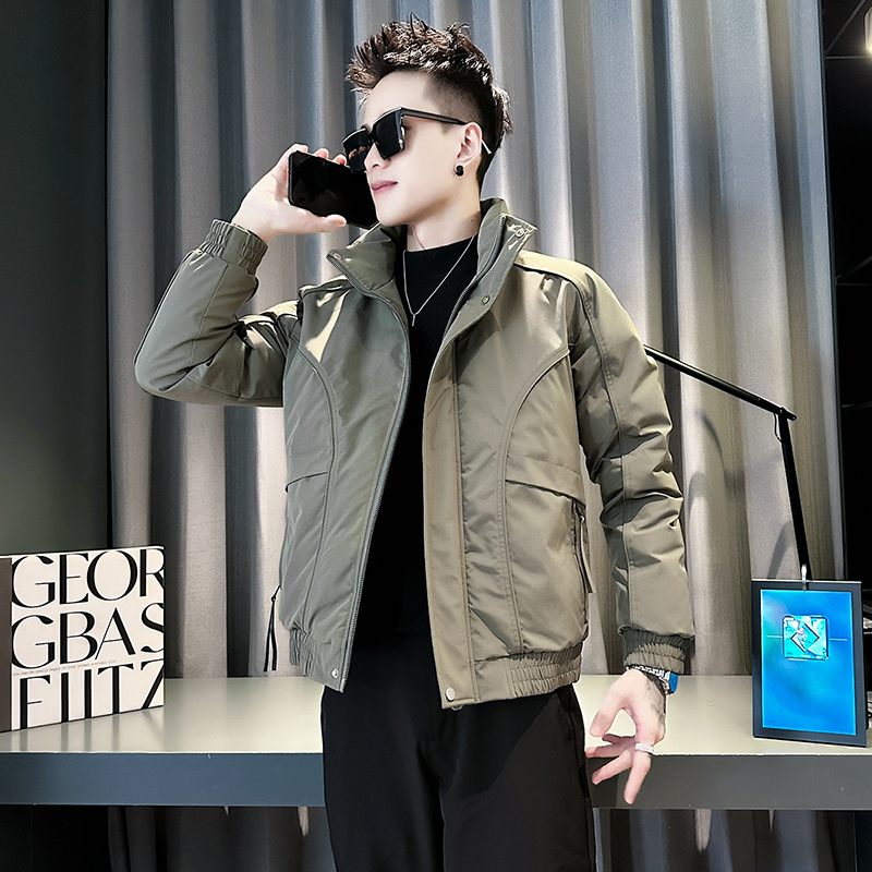 小码男装XS码百搭棉衣青年S棉外套立领棉袄冬季小个子155工装棉服