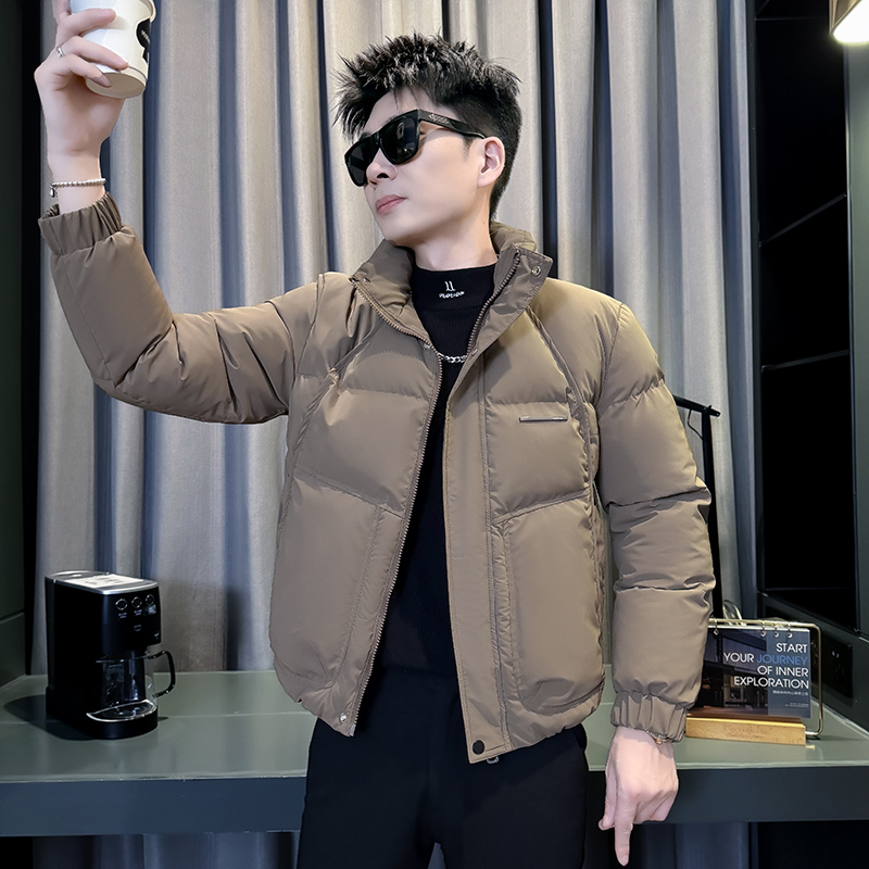 155矮个子小码男装冬季加厚棉服S号XS码修身短款棉袄工装保暖棉衣