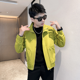 155小码春秋款S号小版修身外套男士韩版矮小个子立领青少年XS夹克