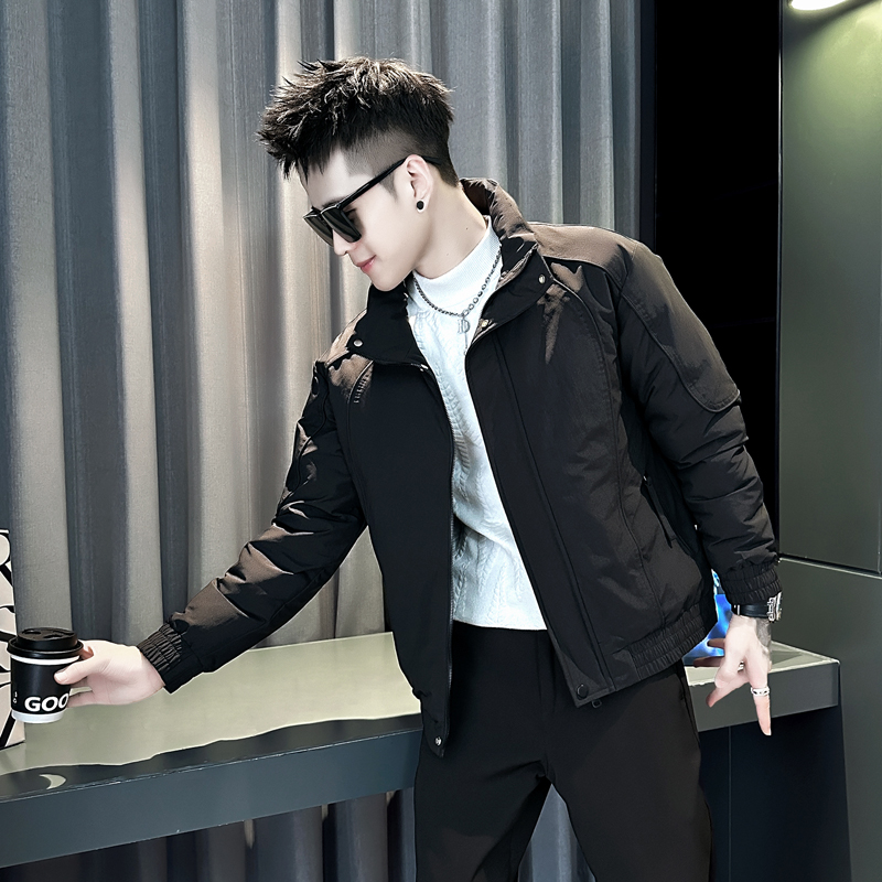 155矮小个冬季S小码棉衣男韩版修身XS号棉服外套社会精神小伙棉袄
