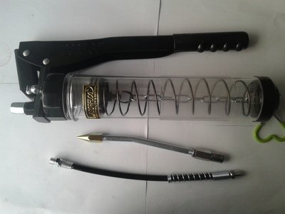 手动高压 黄油弹专用枪新款拉链式 透明 弹注 器润滑脂包邮图片