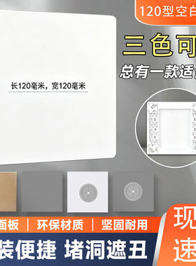 120空白面板六位挡洞暗盒