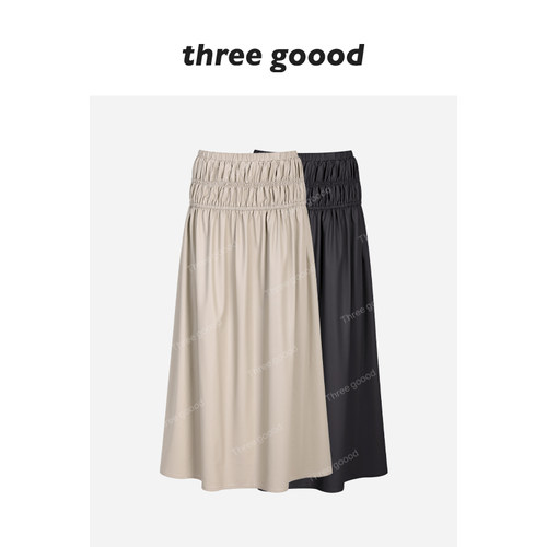 THREEGOOOD超软腰节半身裙
