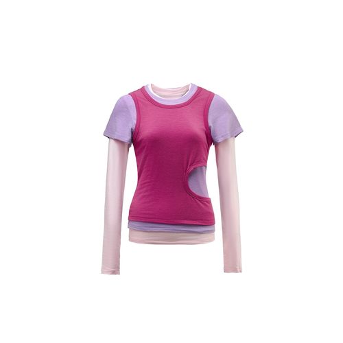 THREE GOOOD殷三吉 艺术旅途三件套叠穿T恤ST240811