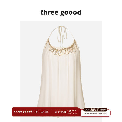 THREE GOOOD殷三吉 项链挂脖上衣Y726E14719