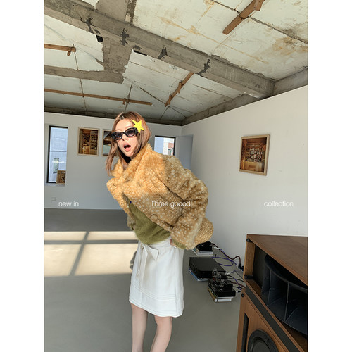 THREEGOOOD月岛千金V型半身裙