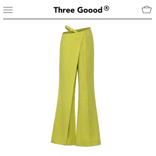 中腰通勤三吉长裤镂空休闲裤