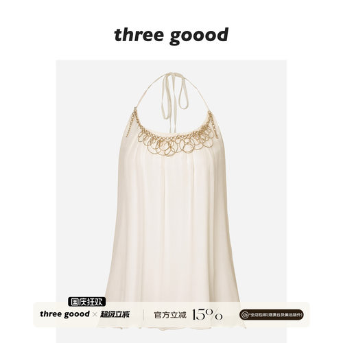 THREE GOOOD殷三吉 项链挂脖上衣Y726E14719