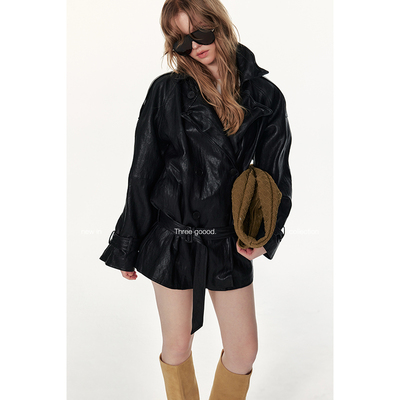 THREEGOOOD中古风PU皮捏造型