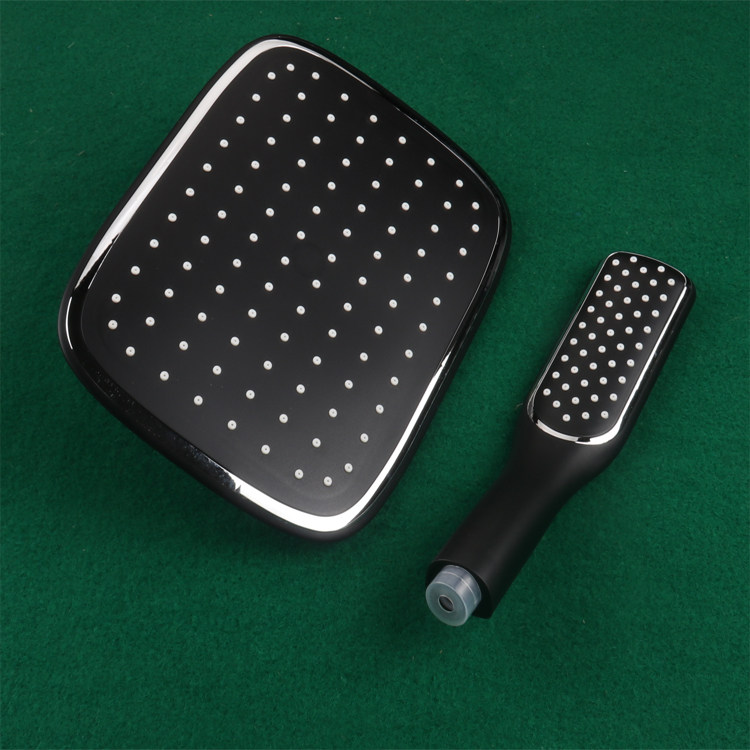 ABS方形顶喷手持花洒套装组合家用大淋浴喷头莲蓬头沐浴洗澡洒水