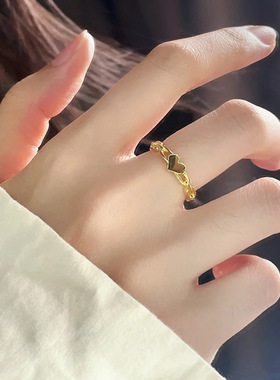 新款钛钢戒指不掉色可遇水