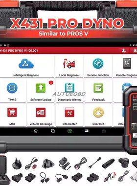 LAUNCH X-431 PRO DYNO Automotive OBD2 Scanner 2 years update