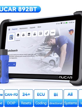 MUCAR 892BT OBD2 Diagnostic Tools Lifetime Free update CANFD