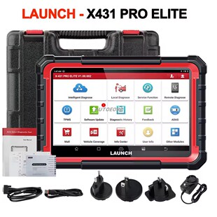 Launch X431 PRO ELITE Car Diagnostic Tool OBD2 Scanner CANFD