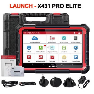 Launch X431 PRO ELITE Car Diagnostic Tool OBD2 Scanner CANFD