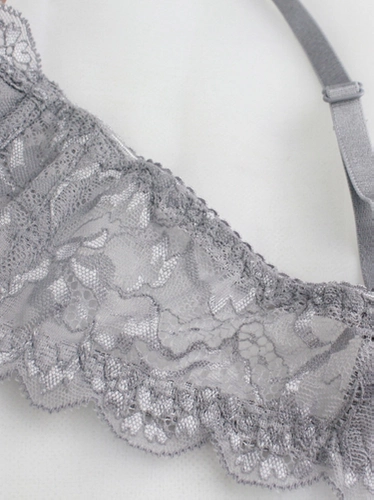 Сексуальное нижнее белье, комплект, тонкий поддерживающий бюстгалтер, 2 предмета, большой размер