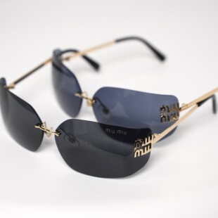 墨镜女26新款M家复古个性方形遮阳潮男太阳镜防晒无边框街拍眼镜