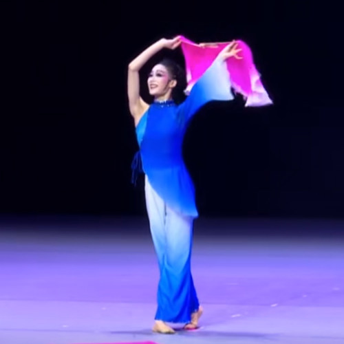 古典舞飘逸练功服秧歌演出定制