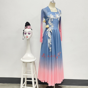 古典舞蹈折枝盼雪纺2024新品