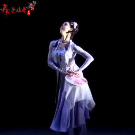 桃李杯古典舞撷云绣锦演出服装女飘逸雪纺舞蹈服表演艺考服女定制