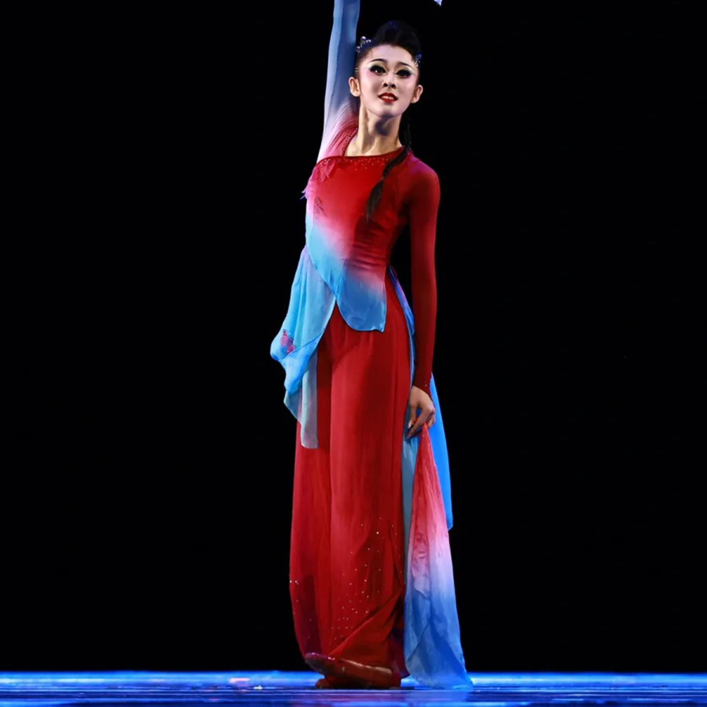 新款2024春雪纺广场舞蹈服装