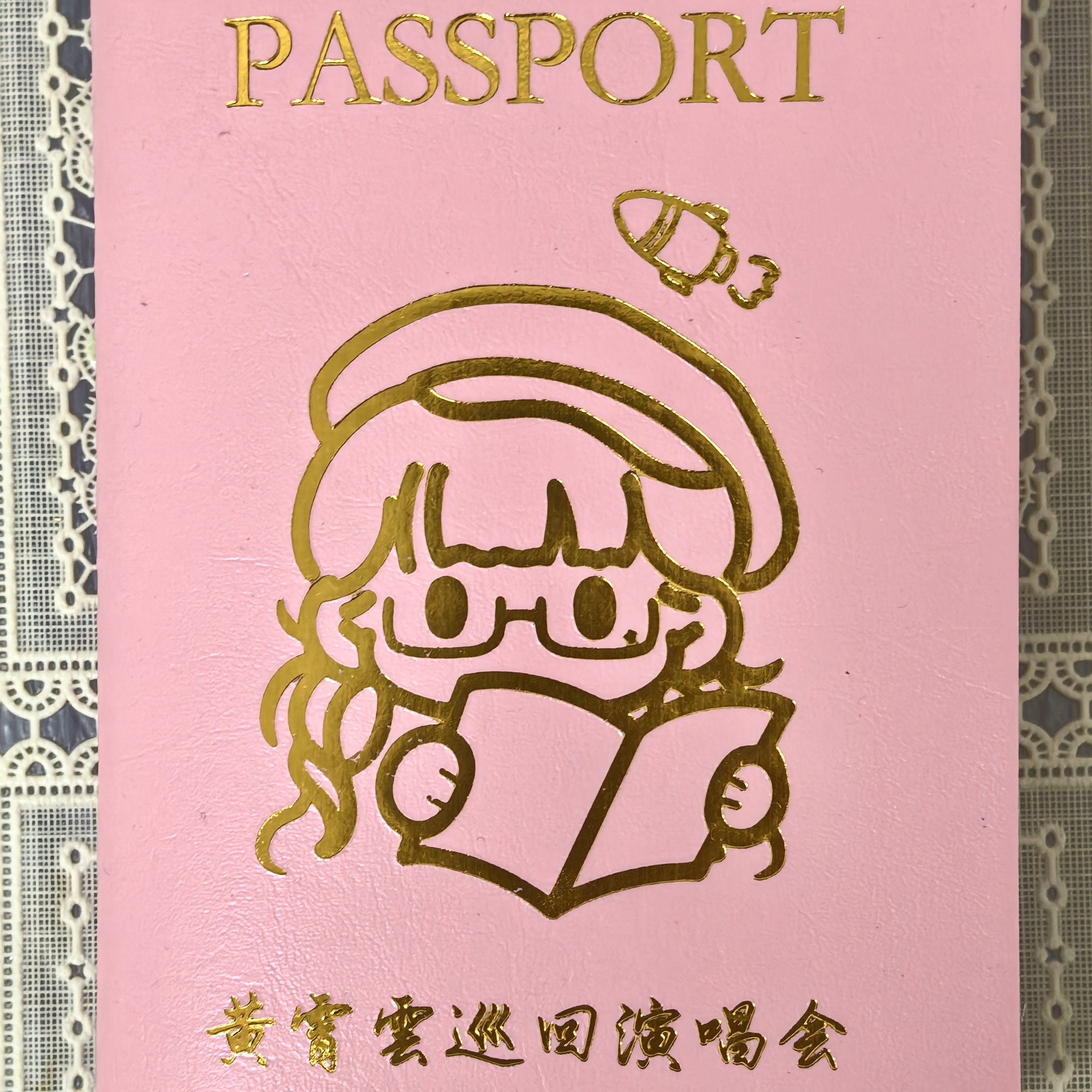 黄霄雲巡回演唱会护照本