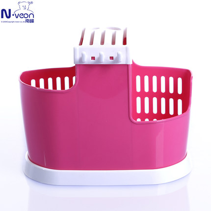 南峰 沥水筷子筒筷子盒笼 创意筷笼筷篓餐具架悬挂式刀叉勺分格