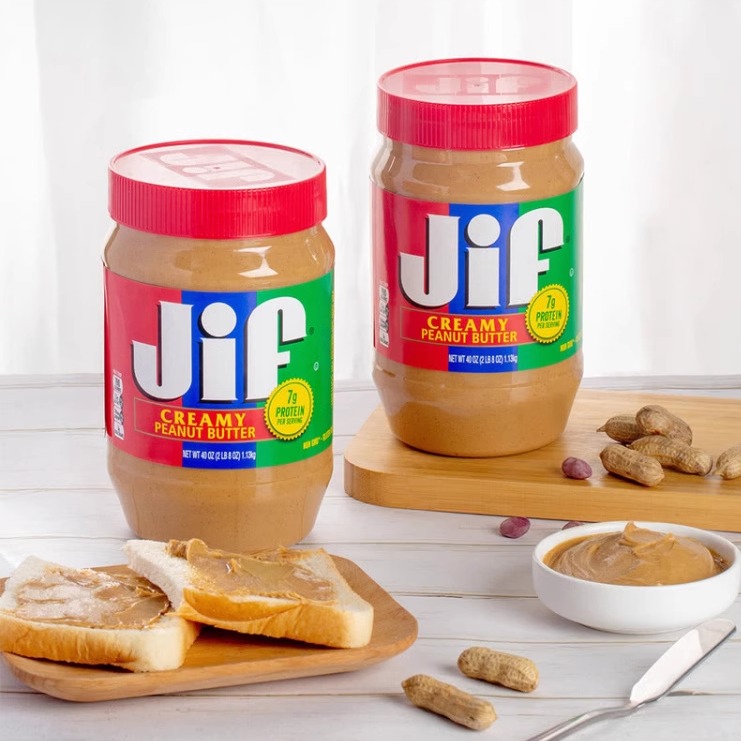 柔滑花生酱美国进口面包涂抹酱