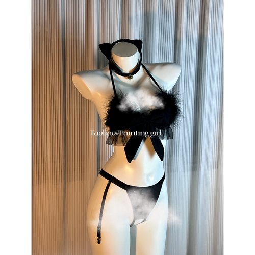 性感女睡衣情调趣味高级感蝴蝶结