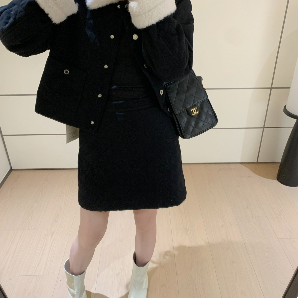 SANTA GROVE-老钱风翻领精致柔软保暖棉服外套TS68029