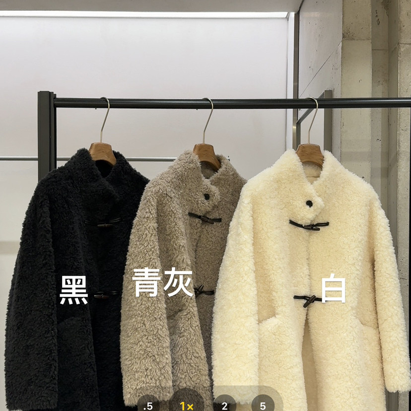 UMA SONG-冬上新时尚立领设计感中长款羊毛外套（含100羊毛）1020