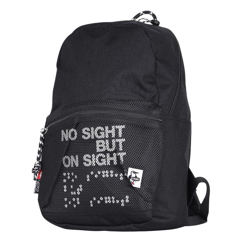 代购CHUMS男女运动双肩包多口袋收纳便捷取物结构透气前袋可拆卸