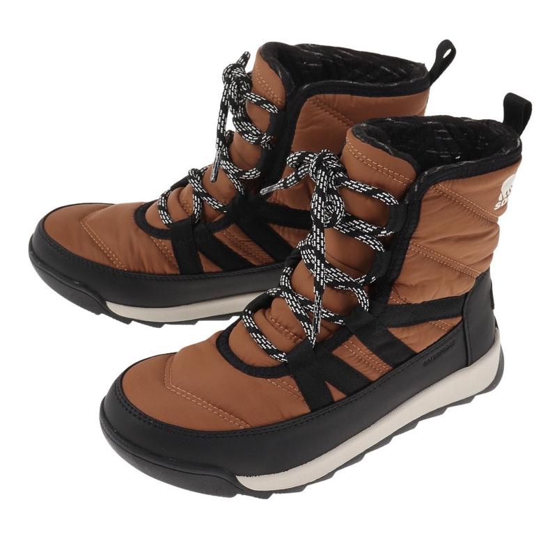 代购SOREL女士雪地靴防水保暖防滑户外靴中筒系带女式靴