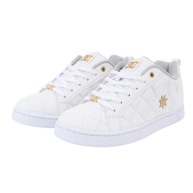 DC SHOES男士运动板鞋透气孔设计缓震鞋垫舒适贴合轻便鞋身白色