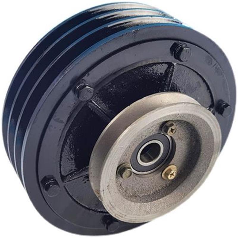 洛阳东方红时风中原潍坊小四轮拖拉机气泵主动皮带轮离合器小槽轮