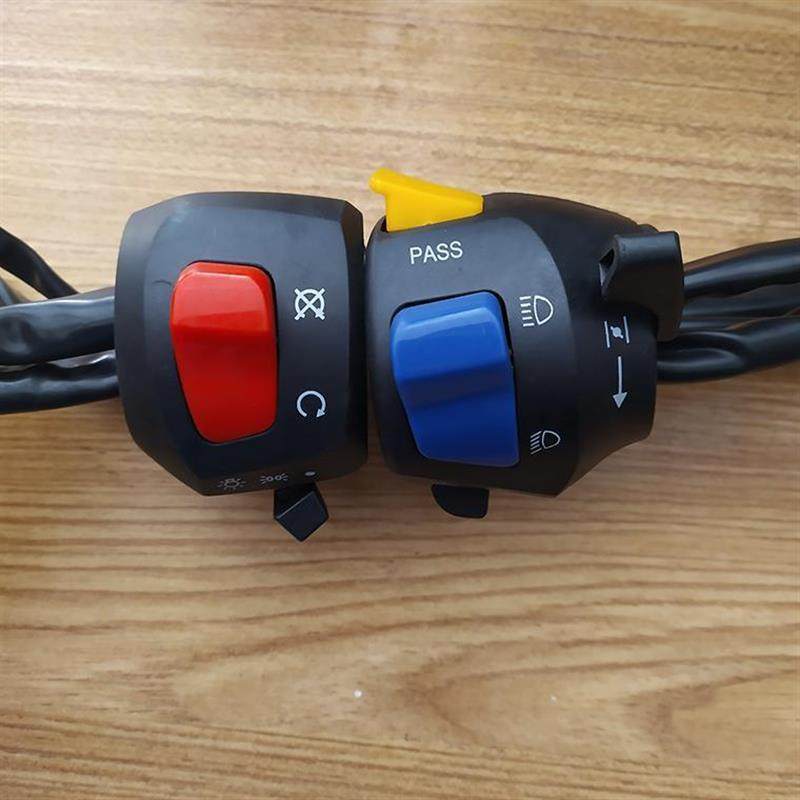 150 200宝雕金捷地平线跑车摩托车左右手把电启动 喇叭 熄火开关