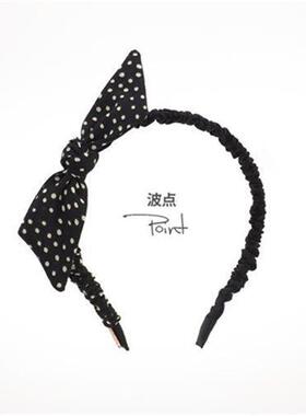 蝴蝶结发箍女简约韩国网