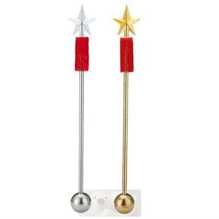 乐器指挥棒不锈钢材质军乐队指挥铃鼓号队指挥杖