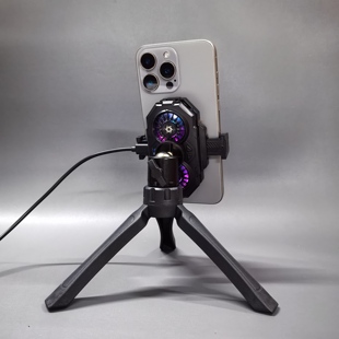 桌面三脚架手机散热器直播专用半导体双核单核制冷直播手持通用