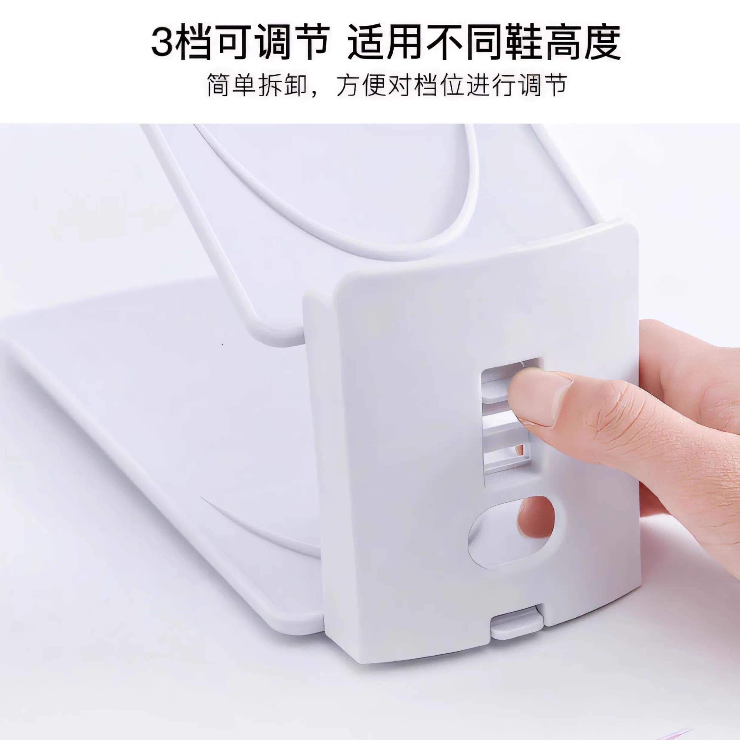 可调节鞋子收纳两层鞋宿舍鞋柜隔断双层一体式鞋托架鞋橱柜收纳筐