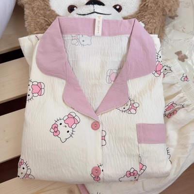 家居服女云朵棉卡通可爱睡衣