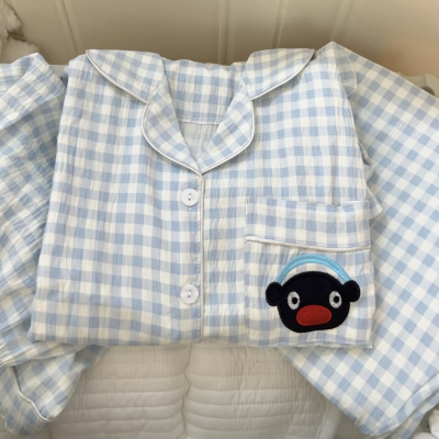 夏季睡衣女卡通可爱短袖短裤长裤