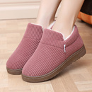 老北京布鞋冬季加绒女棉鞋加厚保暖妈妈棉靴外穿羊毛绒短靴女防滑