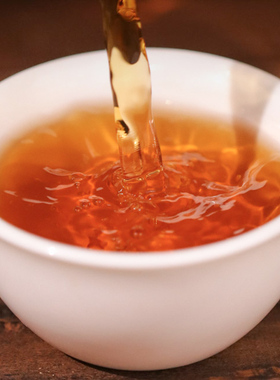 J2号小可爱2015金花茯茶500g茯砖茶安化黑茶小师姐评茶